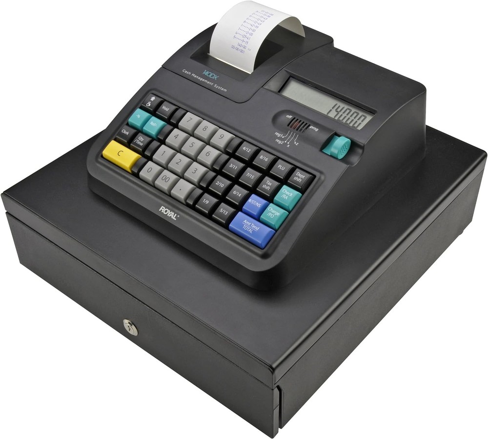 ROYAL140DX Cash Register (Black) 29475X
