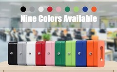 Medium Cash Box with Money Tray,Small Safe Lock Box with Key,Cash Drawer,7.87…