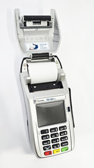 First Data FD130Duo Credit/Debit Card Machine POS Terminal Unit Only