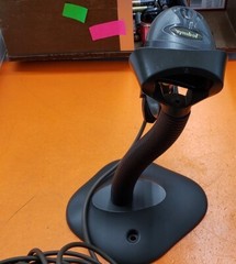 ⭐️⭐️⭐️⭐️⭐️ Symbol LS2208-SR20007 Laser Barcode POS Scanner And Stand Black