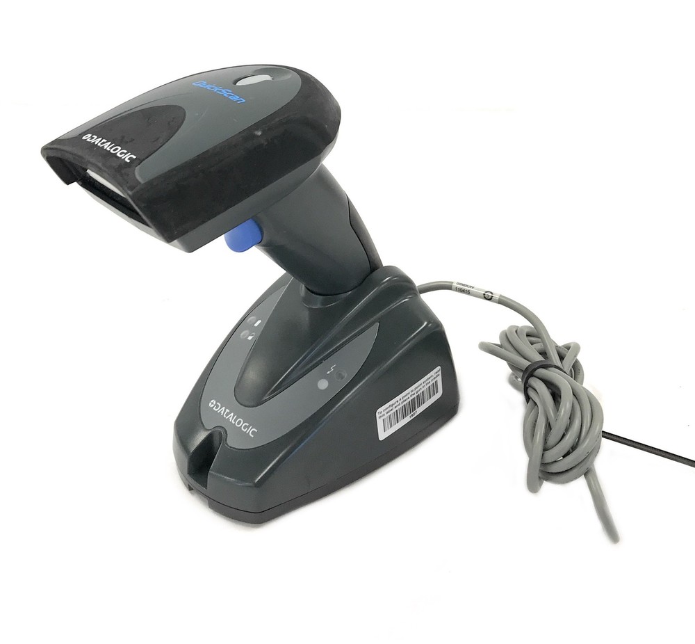 Datalogic QuickScan M2 Cordless 1D Barcode Scanner & Charging Cradle
