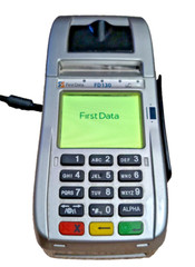 FIRST DATA FD130 – 001805064 Credit Card Terminal w/Paper and Power Adapter