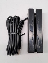 MAGTEK X04W1E8 SureSwipe Dual Head Triple Track Magnetic Stripe Card Reader USB