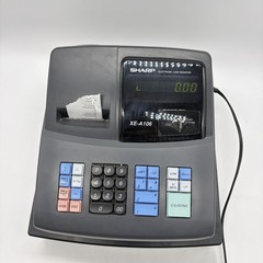 Sharp XE-A106 Electronic Cash Register w Keys, Box, Books -NO ERRORS-WORKS-CLEAN