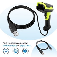 10PCS CAB-3600-UNC3 3M Coiled Cable For Zebra LI3608-SR LI3678-SR DS3608 Series