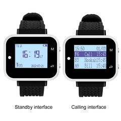 Restaurant Wireless Call System for Fast Food Cafe 15 Waterproof Table Buttons