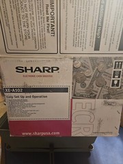 FOR PARTS-SHARP XE-A102 Electronic Cash Register No Keys NON-WORKING