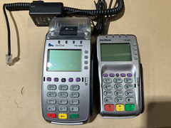 Verifone VX520 Credit Card Machine Terminal Reader with VX805 Card Reader