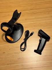 TaoTronics Wired USB Laser Barcode Scanner with Stand USB TT-BS016 Tested