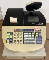GOOD SHAPE Royal Alpha 710ML Cash Register With Key FAST SHIPPING