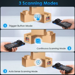 Eyoyo 2D QR Code Barcode Scanner Wireless IOS Android Phone PC Inventory Reader