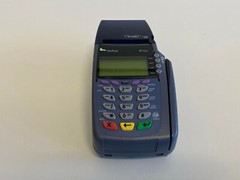 PP15: Verifone OMNI 5100 Credit Card Reader W/ Power Supply & Telephone Cable