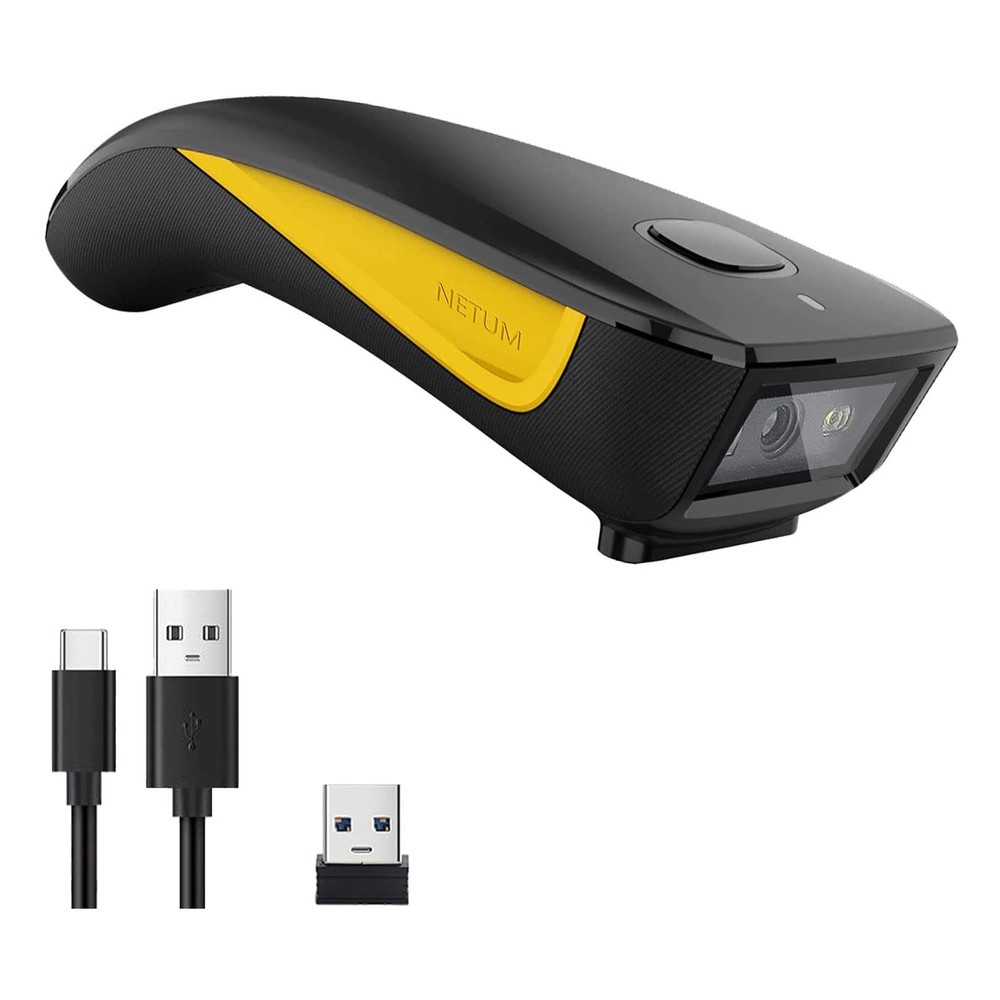 NETUM 2D Barcode Scanner for iPhone iPad Android PC POS 1D 2D QR Cordless