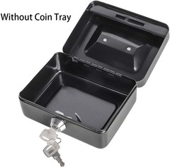Key-Controlled X-Small Cash Box – Portable Storage for Coins and Medication