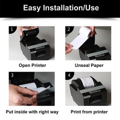 2-1/4&Prime; X 85&prime; Thermal Paper Rolls for Credit Card -2.25 x 85 ft Thermal Paper …