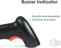 Handheld USB Barcode Scanner Wired Automatic 1D Bar Code Reader for Black