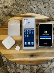 Clover Flex + Square Terminal POS Bundle w/ Accessories Tested Working