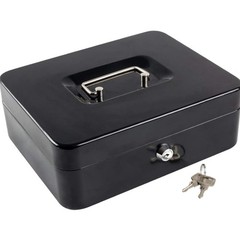 Metal Cash Box with Money Tray and Lock,Money Box with Cash Tray,Cash Drawer,…