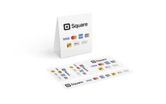 Square Reader Credit Card Business Decals/Logos – Sales Promotional Material