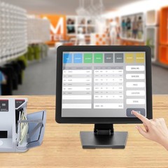 Retail Monitor For Cash Register Express Point Sale Complete Register System
