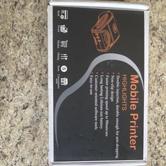 MUNBYN IMP001 Thermal Receipt Printer Mobile POS with Power Adapter