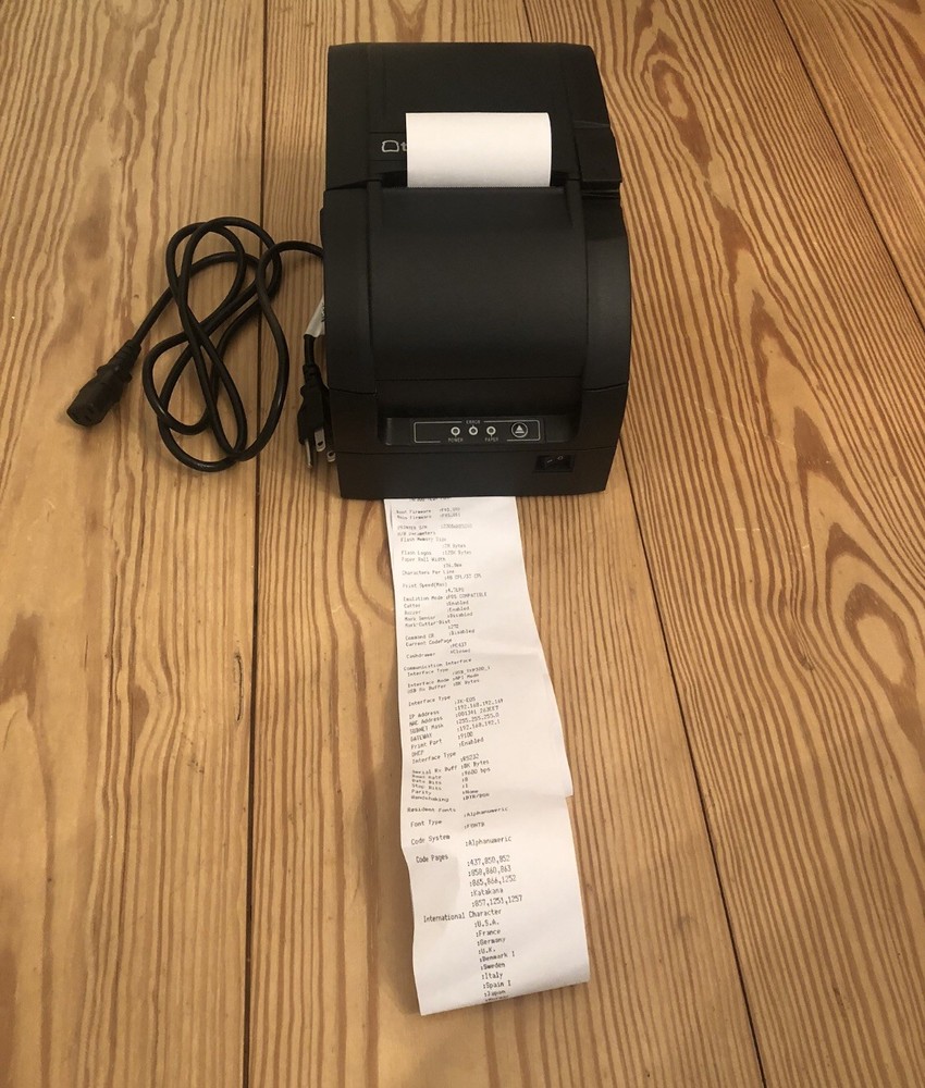 TOAST TKP300 POS Kitchen Receipt Printer USB, Ethernet – Excellent Condition