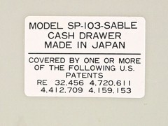 Sable Technologies, Inc. Cash Drawer Printer Driven – AS IS SP-103