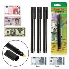 Counterfeit Money Check Detector (1 Pack) Pen Marker Fake Dollar Bill Currency