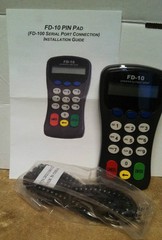 FIRST DATA FD-10 PIN PAD (FD-100 SERIAL PORT CONNECTION) MODEL-8001 PCI