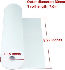 NYEAR 6 Rolls A4 Quick-Dry Thermal Paper (210Mm/8.27&Prime;Width/7.6M Long,Φ1.18&Prime;) for