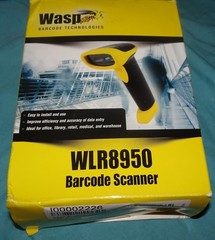 NEW = WASP WLR8950 12&Prime; RANGE LR CCD BARCODE SCANNER ( USB )