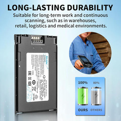 Sicimly BT-000314 Replacement TC57 Scanner Battery,for Zebra TC51 TC52 TC56 TC57