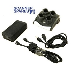 Zebra Symbol SAC9000-400CES 4-Bay Battery Charger MC9200 MC9190 MC9090 MC92N0!
