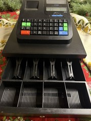 Royal 410DX Electronic Cash Register Working No Keys Works Well