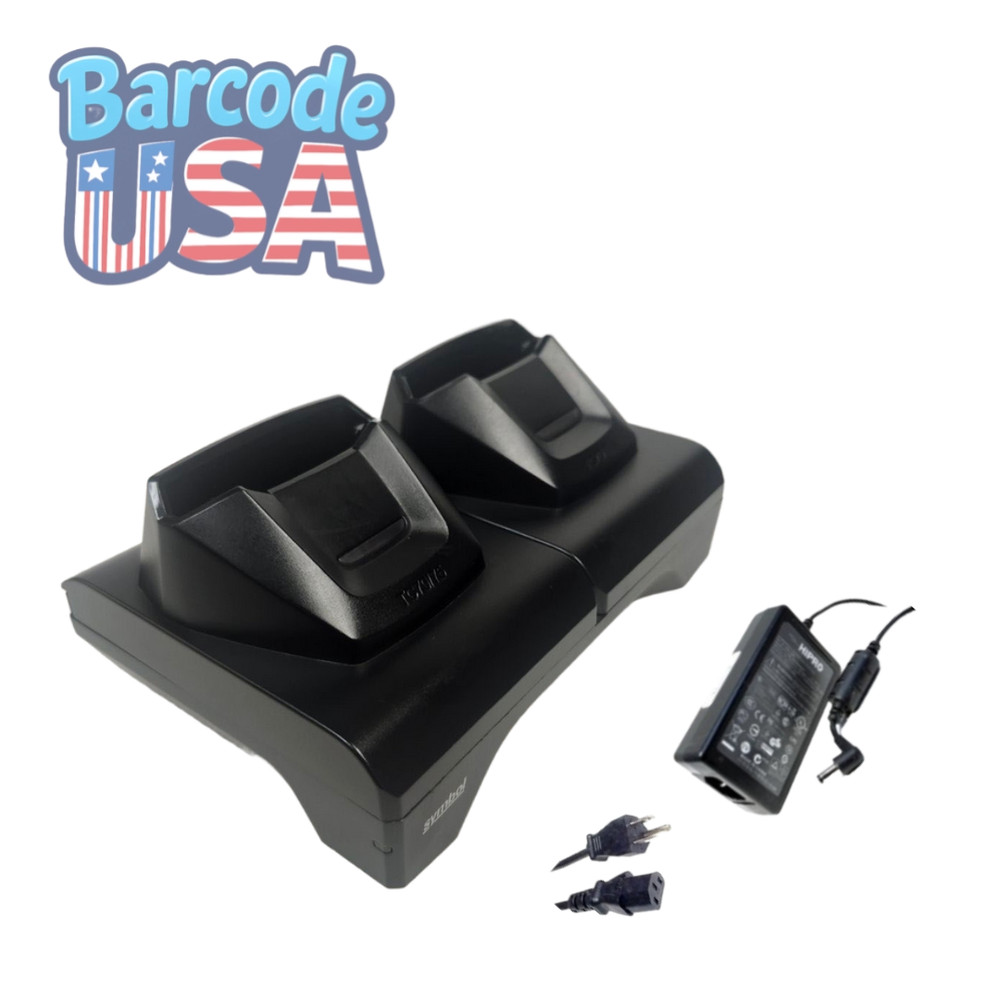 ✅2-Slot Battery Charger for Zebra TC77, TC72 Handheld Batteries BT-000318!🔥⭐