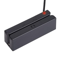 USB Magnetic Stripe 3-Track POS Credit Card Reader Swiper – Magstripe Black