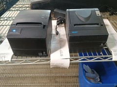 Lot 3x SNBC BTP-2002NP BTP-R180ii POS Serial Thermal Receipt Printer AC Adapter