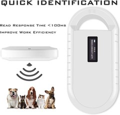 Top-Performance Microchip Scanner: Upload 1000 Records via USB, FDX-B Compatible