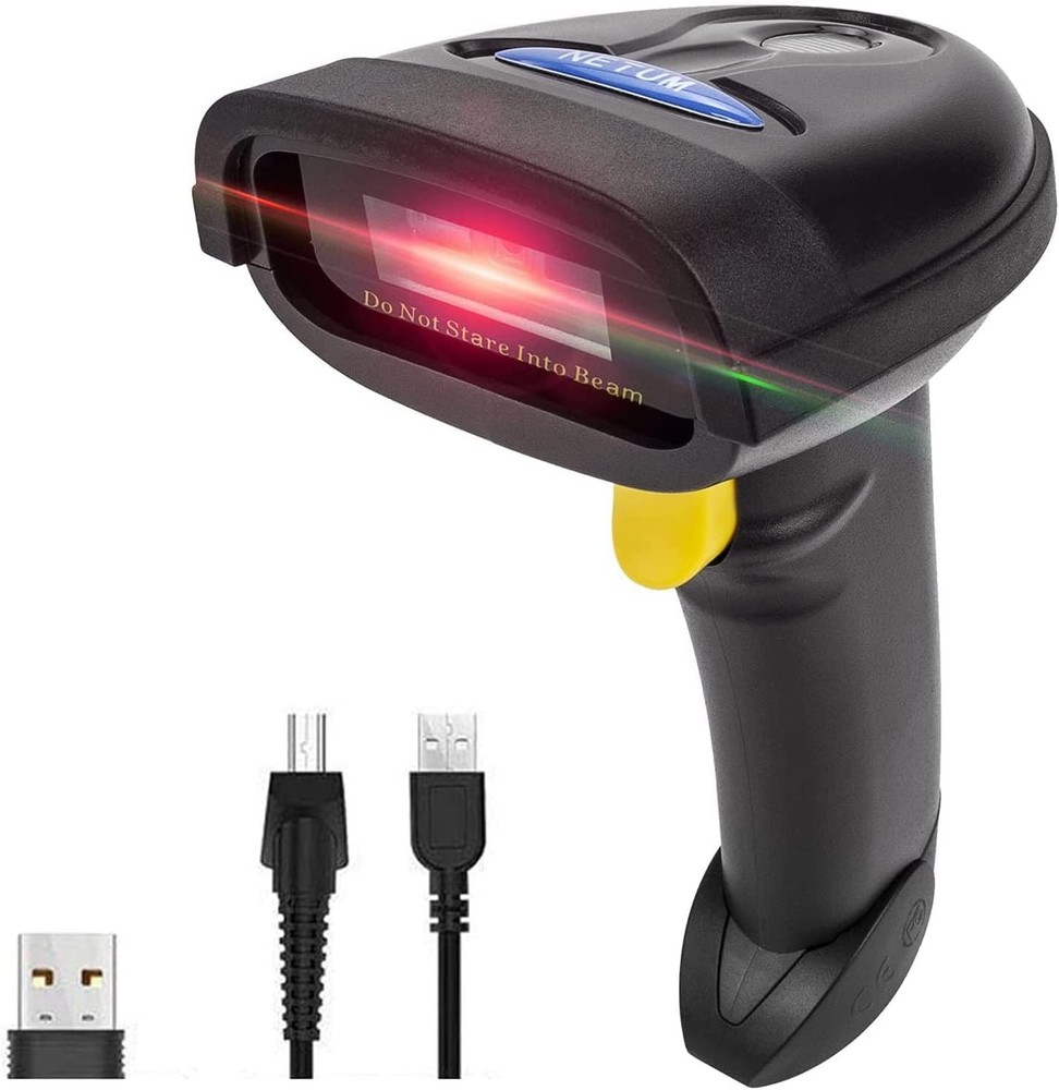 NETUM 2D Barcode Scanner, Compatible with 2.4G Wireless & Bluetooth & USB Wir…