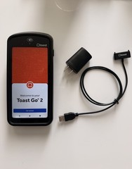 Toast Flex POS Go 2 Handheld Tablet Mobile Point of Sale Device TG200