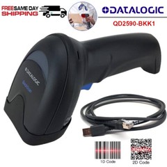 Datalogic QD2590-BKK1 QuickScan QD2500 Series 2D W/ USB Cable Barcode Scanner