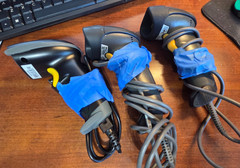 Barcode scanners, wired. 3 Pack. Symbol Brand & Wone NICE. Used & in great shape