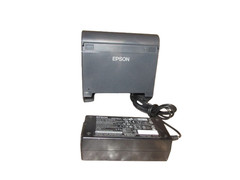 Epson TM-T20II M267D Thermal Receipt Printer Terminal AC adaptor & USB Cable