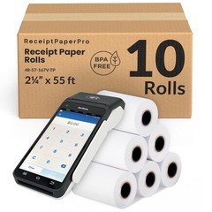 Receipt Paper Rolls For Verifone T650C T650P V660P Credit Card Machine POS