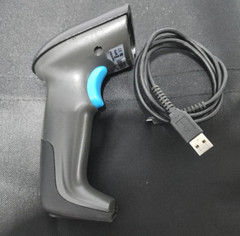 Used Bluetooth RealInn RL6200 BT Handheld USB 2D Barcode Scanner – Black/Blue