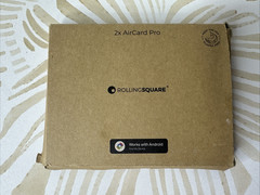 Rolling Square Aircard – Bluetooth Card Sized GPS Tracker with Business Card NFC