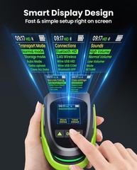 Eyoyo 1.44&Prime; LCD Handheld Bar Code Reader Warehouse POS Wireless Barcode Scanner