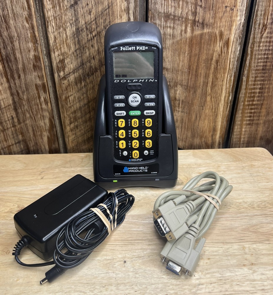 Honeywell Follett Dolphin PHD+ Wireless Library Textbook Inventory Scanner