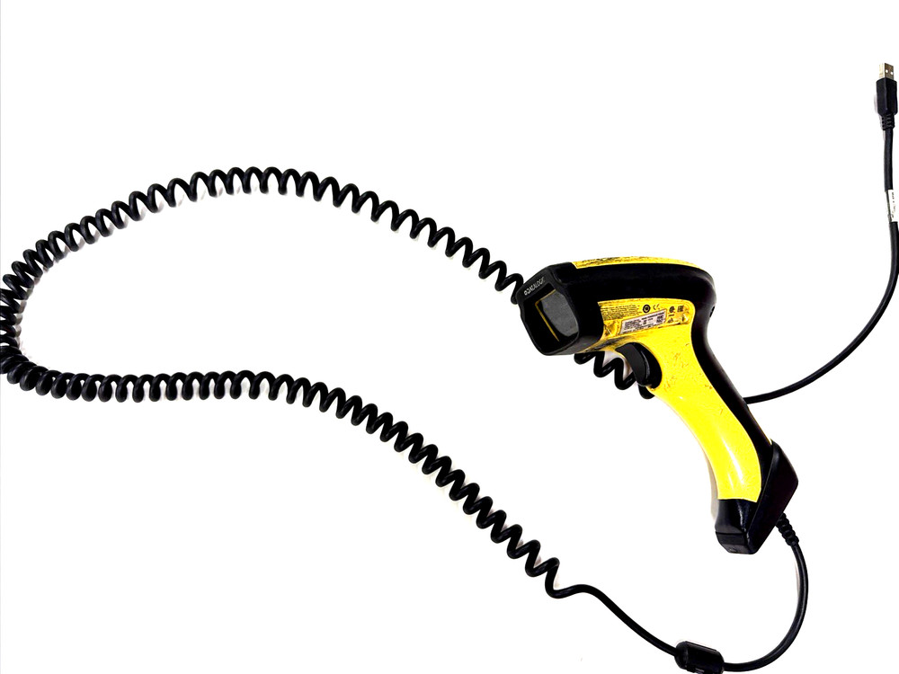 Datalogic PowerScan PD9130 Handheld Bar Code Reader 1D LED Black, Yellow Used
