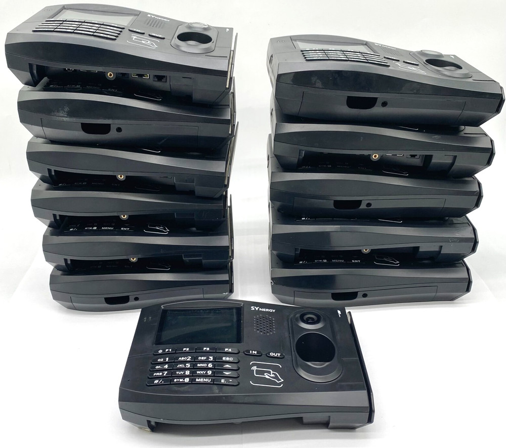 12X SYNEL SYNERGY-A BARCODE READER W/ FINGERPRINT SENSOR & POE COMMUNICATION